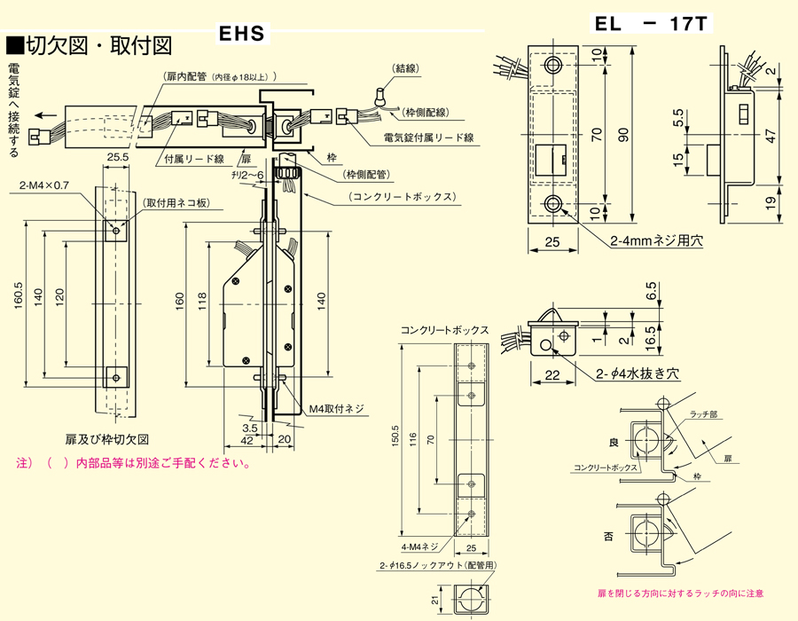 EHS通電金具